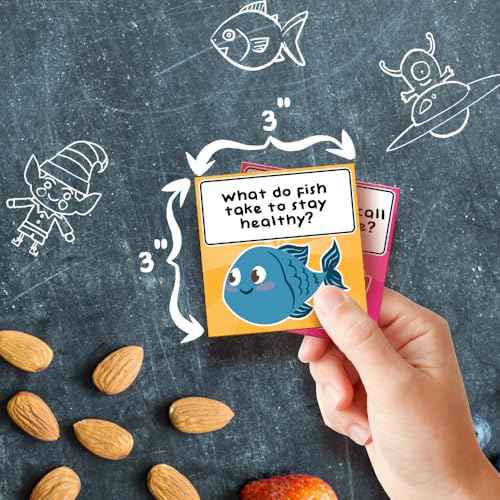 500 Joke Notes for Kids - Lunch Box Notes for Kids - Inspirational Motivational Notes for Children - Jokes and Puns for Boys and Girls - Great for Parties, Schools, Bake Sales, Picnics