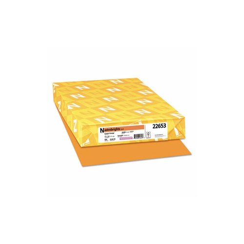 Astrobrights Color Paper, 24 lb Bond Weight, 11 x 17, Cosmic Orange, 500/Ream