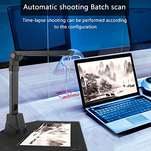 NetumScan A3/A4 Book Document Camera 13MP for Teachers, Portable & High-Quality