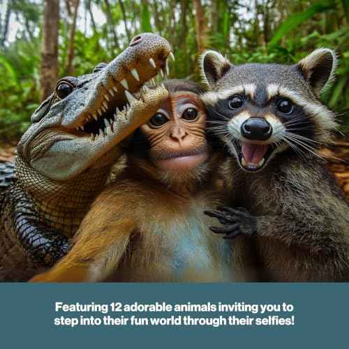 Animal Selfies 2026 Calendar - Large 12 Month 2026 Wall Calendar - Month to View Funny Wall Planner Made by Our World