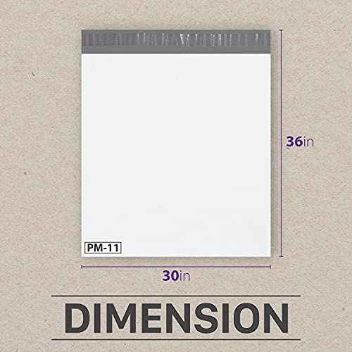 Fosmon 30x36 (25 Pack) Large Poly Mailers, Self-Seal Tear-Proof Waterproof Strong Adhesive Shipping Envelopes Bags for Clothing, Business Suppliers