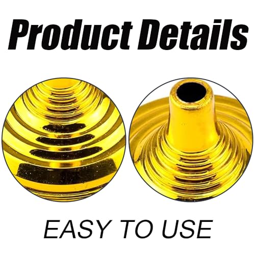 Gold Mini Flag Holder Stands 24pcs for Office Desk, Country & Sports Flags
