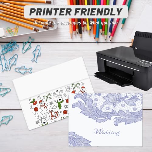 A2 Envelopes 100 Pack White Self Seal Invitations Mailers Rinrda