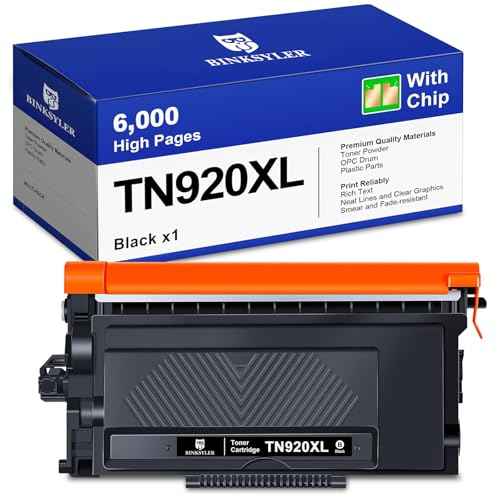 TN920XL TN920 Toner Cartridge for Brother HL-L6210DW (1x Black with Chip)