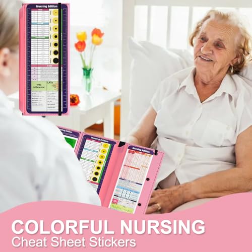 Pink Foldable Nursing Clipboard with 3-Layer Design – Vuzvuv 1pcs