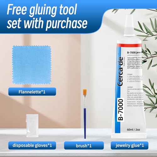 Jewelry Glue£¬Glue for Jewelry Making Repair£¬Suitable for bonding gem, Pearls, Earrings, Rings, Bracelets, Rhinestones, and Metals¡£Strong Waterproof Clear Adhesive ¡£2oz¡£