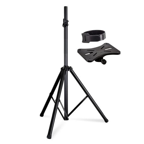 5 Core Adjustable Speaker Stand Tripod – Height 40 to 72 Inches, Max Load 100 lbs Heavy Duty Portable PA DJ Studio Monitor Mount w 35mm Compatible Insert for Stage & Home Use (Black) – SS ECO 1PK BLK