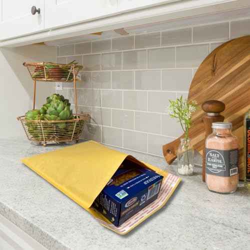 Kraft Bubble Mailers, 100 Pack, #2-8.5" x 12", Self- Seal Padded Mailing Envelopes, Durable Shipping Envelopes, Padded Envelopes, Mailing Bubble Mailers