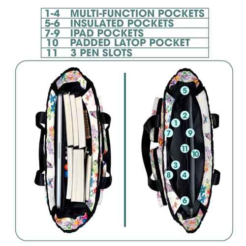 Large Waterproof Work Bag. Shoulder Bag for Work. Gift for Cat Lovers and Owners.