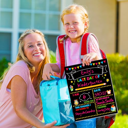 Melisheer Double-Sided First & Last Day of School Chalkboard Keepsake