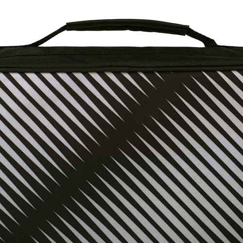 Five Star Zipper Binder, 2 Inch 3-Ring Binder with Round Rings, 5-Tab Expanding File, 380 Sheet Capacity, Black (72536)