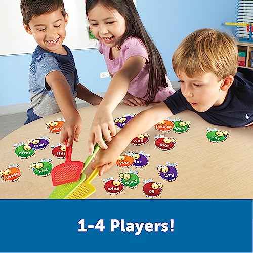 Learning Resources Sight Word Swat A Sight Words Game - Phonics Flash Cards, Board Games for Kids, Montessori Spelling , Homeschool, Classroom Must Haves, Teacher Supplies, Gifts for Boys and Girls