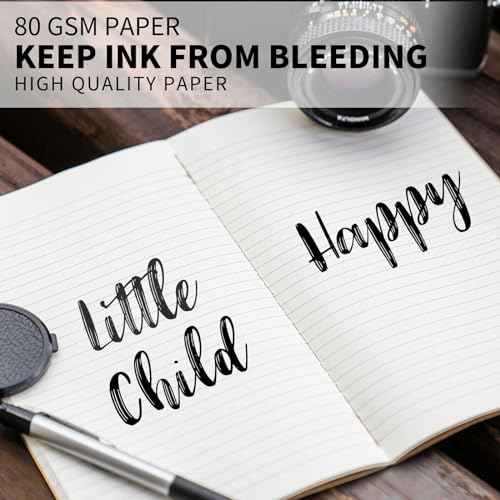 50 Pack A5 Lined Kraft Notebook Journals 8.3x5.5 In£¬Travel Journals Notebooks Bulk£¬Subject Notebooks 34 Sheets 68 Pages for Writing School Office Supplies (Lined-50 Pack)