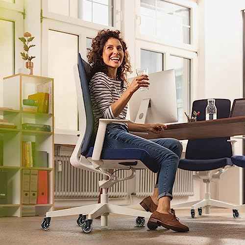 HOLKIE Office Chair Wheels 10pack Roller Blade Caster Rubber Replacement for Office 11x22mm Transparent 3 Inch, Desk Rolling Set of 10 for Hardwood Floors Gaming Chair Wheels Smooth & Silence Gliding