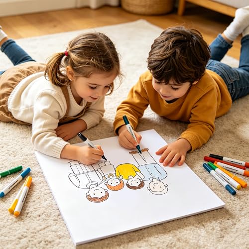 3 Pack White Foam Board 24x36 Inch - Thick 3/16