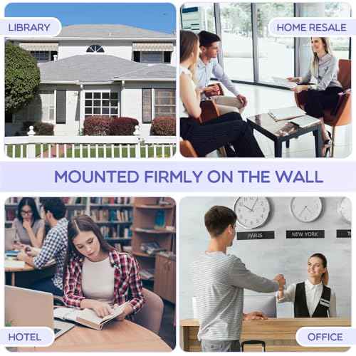 Remerry 2 Pcs Outdoor Brochure Holder 8.5 x 11 Inch Waterproof Acrylic Wall Mount Literature Box Dispenser with Lid, Clear Real Estate Brochure Box Holder for Document Pamphlet Display (Clear)
