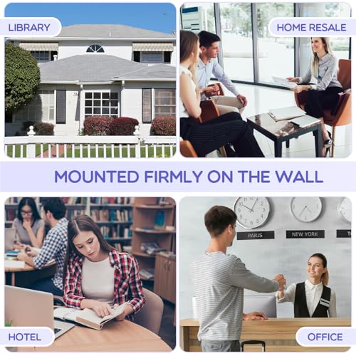 Thyle 8.5” x 11” Waterproof Clear Outdoor Brochure Holder Wall Mount Lid