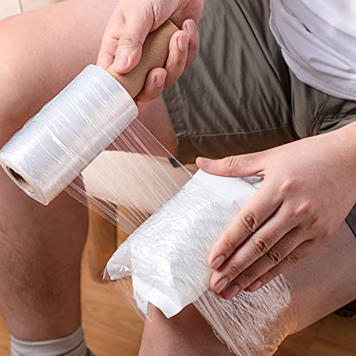 Outus 5" x 500ft Clear Stretch Wrap Film with Handle for Tattoo