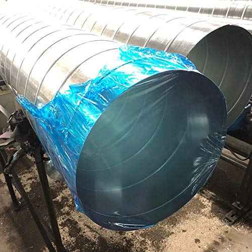 ZIP-UP Duct Masking Film - 48" x 200' HVAC Sealing Protectant with Tear Resistant Design & Easy Visibility - DF4200B