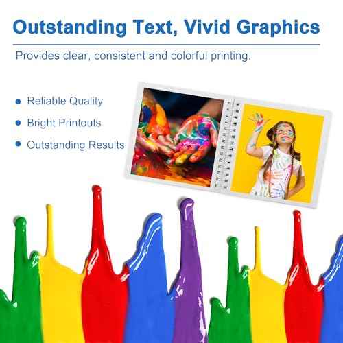 LC3033 LC3033XXL Ink Cartridge High Yield 4 Pack Replacement for Brother 3033 LC3033 LC-3033 XXL LC3033XXL MFC-J995DW MFC-J995DW XL MFC-J805DW MFC-J805DW XL MFC-J815DW Printer (BK/C/M/Y)