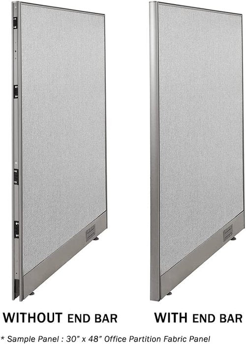 GOF Office Partition Single Panel (48" w x 72" h) 4ft x 6ft