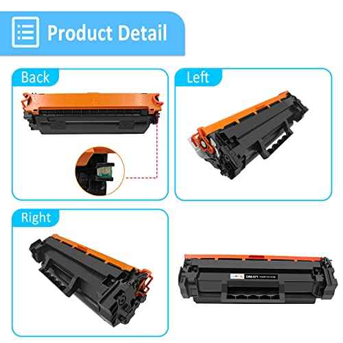 071H CRG071H Black Toner Cartridge Replacement for Canon 071 071H Toner for Canon Imageclass LBP122dw LBP122 LBP120 MF270 MF273dw MF272dw MF275dw Printer High Capacity (1-Pack)