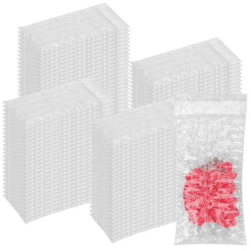100 Pack Small Bubble Wrap Pouches 2" x 3.15" Self-Seal Cushioning Bags for Shipping