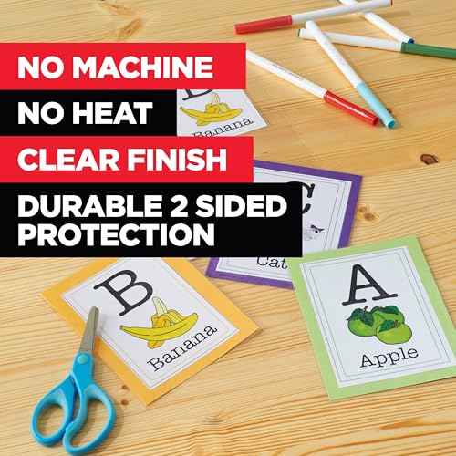 Scotch Self-Seal Laminating Pouches, No Laminator Needed, Letter Size 9.0 in x 11.5 in, 25-Pack