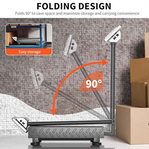 Digital Industrial Platform Scale for Packages, 661lb Weight Shipping Scale, 0.1LB Super Accuracy Commercial Scale for Luggage, Shipping, A6-300 Postal Scale with Price Computing, Kg/LB, LCD, Adapter