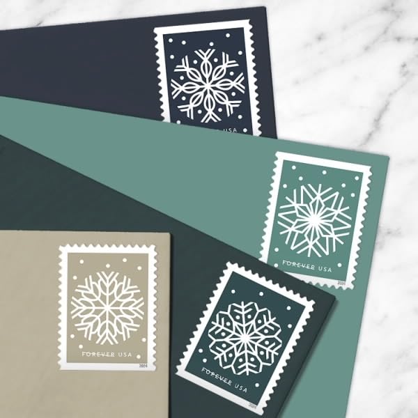 USPS Winter Whimsy 2024 20-Count First-Class Forever Postage Stamps