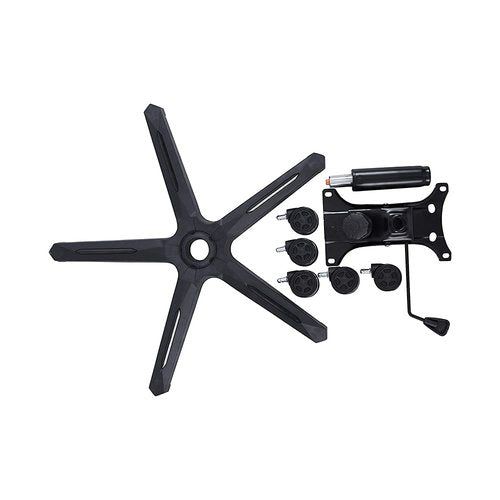 Yoogu 350 Pounds Heavy Duty Gaming Office Chair Replacement Base 28" Swivel Chairs Part with Bottom Plate Stand Cylinder and Casters