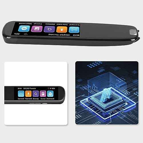 Language Translation Pen with OCR Scanning for Text Extract and Translation Offline & Online, Ideal for Learning and Travel, Supports 131 Languages, Portable Translation Device
