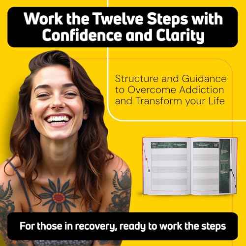 The 12 Step Workbook: A Guided Journey Through The Twelve Steps of Addiction Recovery. Sobriety and recovery gifts for men and women in any fellowship: alcoholics anonymous, narcotics anonymous & more