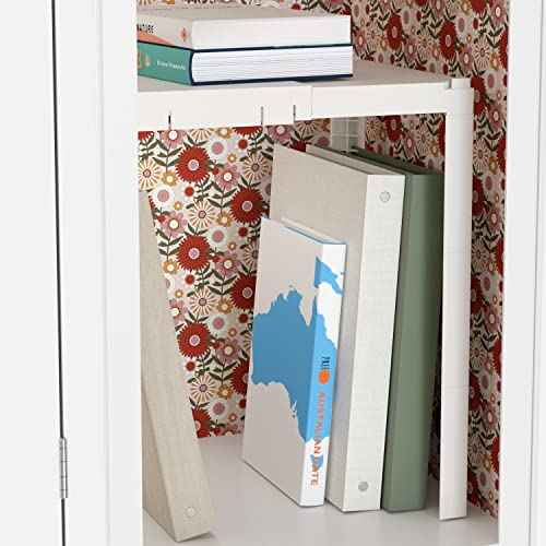 U Brands 2-Way Adjustable Locker Shelf, Locker Accessories, 8.375¡± to 13.75¡± W, 3 Varying Heights