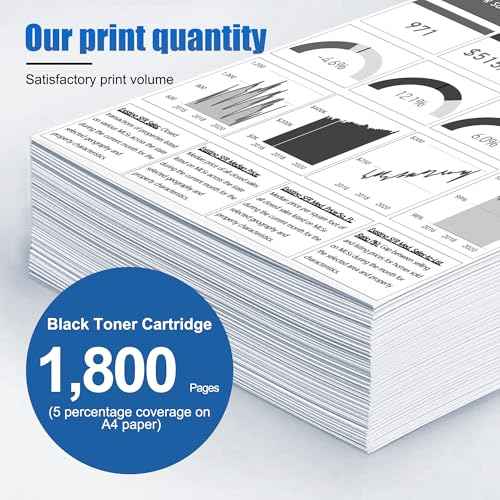 TN-630 TN630 Toner Replacement for Brother TN630 Toner Cartridge Black to use with HL-L2300D HL-L2380DW HL-L2320D DCP-L2540DW HL-L2340DW HL-L2360DW MFC-L2720DW Printer, 1-Pack