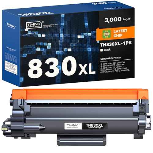 for Brother TN830xl Toner cartridges