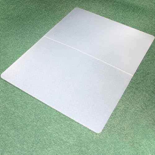 Floortex¢ç Cleartex¢ç Polypropylene Rectangular Foldable Chair Mat for Carpets - 45" x 53"