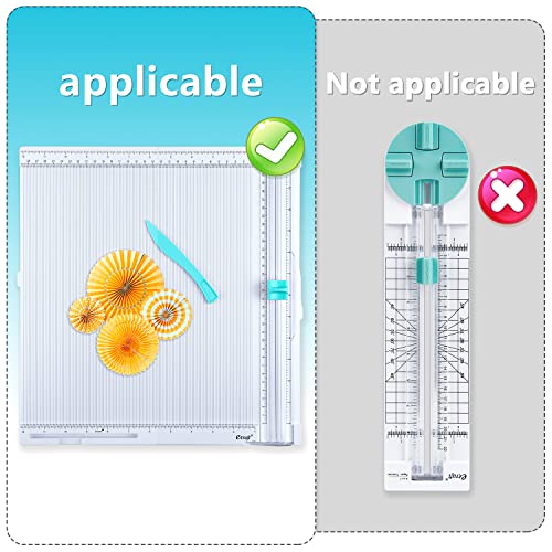 Ecraft Paper Cutter Replacement Blades White 4 Pack for Safe & Precise Cutting