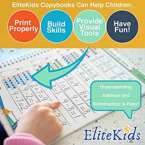 Magic Practice Copybook 6 Workbooks with Disappearing Ink Pens, Reusable Handwriting Practice for Kids, Calligraphy Practice Letter Tracing Books for Kids ages 3-5 (8.7¡¿6.9in)