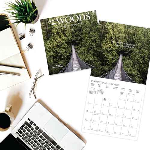 Graphique 2026 Into the Woods Wall Calendar | 12¡± x 12¡± | Thick Paper | Home & Office Organizer | Large Monthly Grid | 3 Languages & Marked Holidays | 4 Month Preview Page for 2027