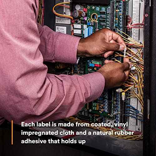 3M Pre-Printed Wire Marker Book SPB-09, black print on a white background highlights the characters, 1 Book