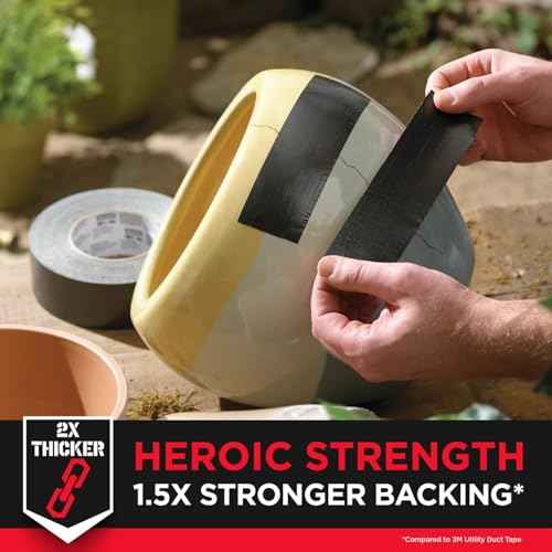 3M Extreme Strength Duct Tape, 1.88 in x 30 yd, Heavy Duty, with Super Tough Woven Material, Great for Bundling Large Loads, Reinforcing and Patching, Suitable for Long Lasting Repairs (2830)