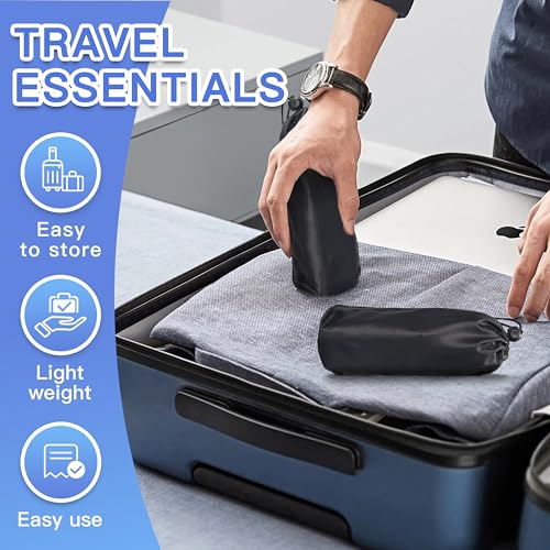 FEIMINI 2-Pack Airplane Footrest Hammock – Travel Foot Rest Cushion for Long Flights