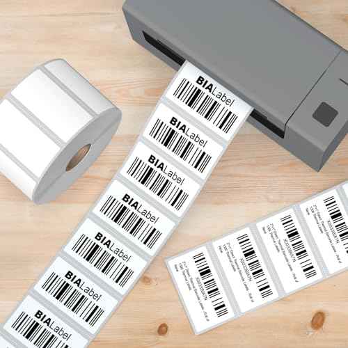 12 Rolls 2" X 1" Thermal Labels, 1300/Roll - Direct Thermal Labels Compatible with Zebra & Rollo Printers