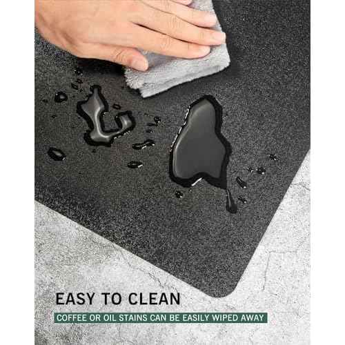 Office Chair Mat for Hardwood Floor, 36"x48" Anti-Slip Waterproof Floor Protector Desk Chair Mat for Rolling Chairs, Heavy Duty Non-Toxic Computer Mat, Easy Glide