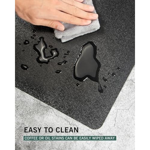Office Chair Mat for Hard Floors, 48"x60" Anti-Slip Waterproof Floor Protector Desk Chair Mat for Rolling Chairs, Heavy Duty Non-Toxic Computer Area Mat, Easy Glide Floor Mat for Work, Gaming