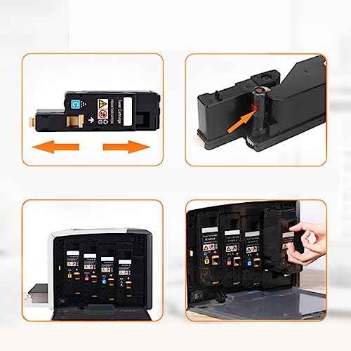 Marhynchus Printer Toner Cartridge Replacement 4pcs for Phaser 6000/6010/6015, Easy Installation, Cost-Effective, High Capacity, Compatible with Phaser Series, Perfect for Home & Office Use