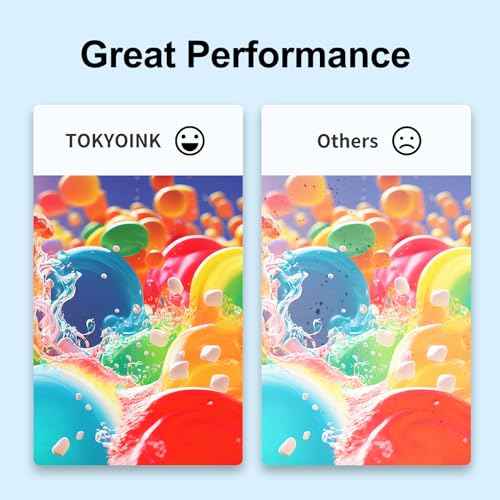 TOKYOINK 222XL Ink Cartridges Combo Pack Remanufactured Replacement for Epson 222 Ink Cartridge 222XL 222 XL Works for WF-2960, XP-5200 Printer (Black, Cyan, Magenta, Yellow 4 Pack)