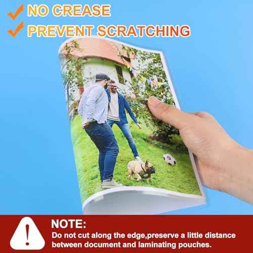 CAREGY 600 Pack Laminating Sheets,Holds 8.5 x 11 Inch Sheets,Thermal Laminating Pouches, 3 Mil, 9 x 11.5 Inches Lamination Sheet Paper for Laminator, Round Corner Letter Size