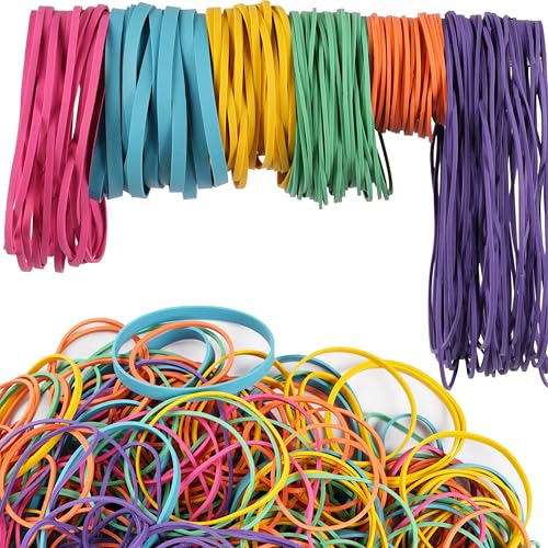 Assorted Rubber Bands 0.5 lb - Size 16, 19, 33, 64, 117, 4.8in
